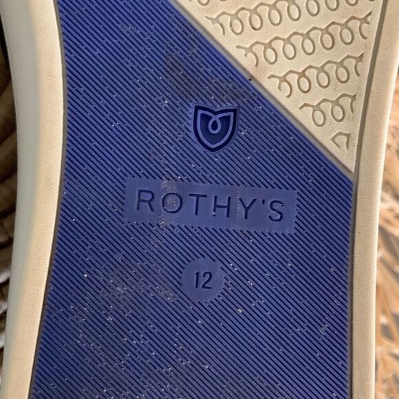 ROTHY’S The Original Slip On Sneakers Gray Camo Size 12 - Picture 11 of 16